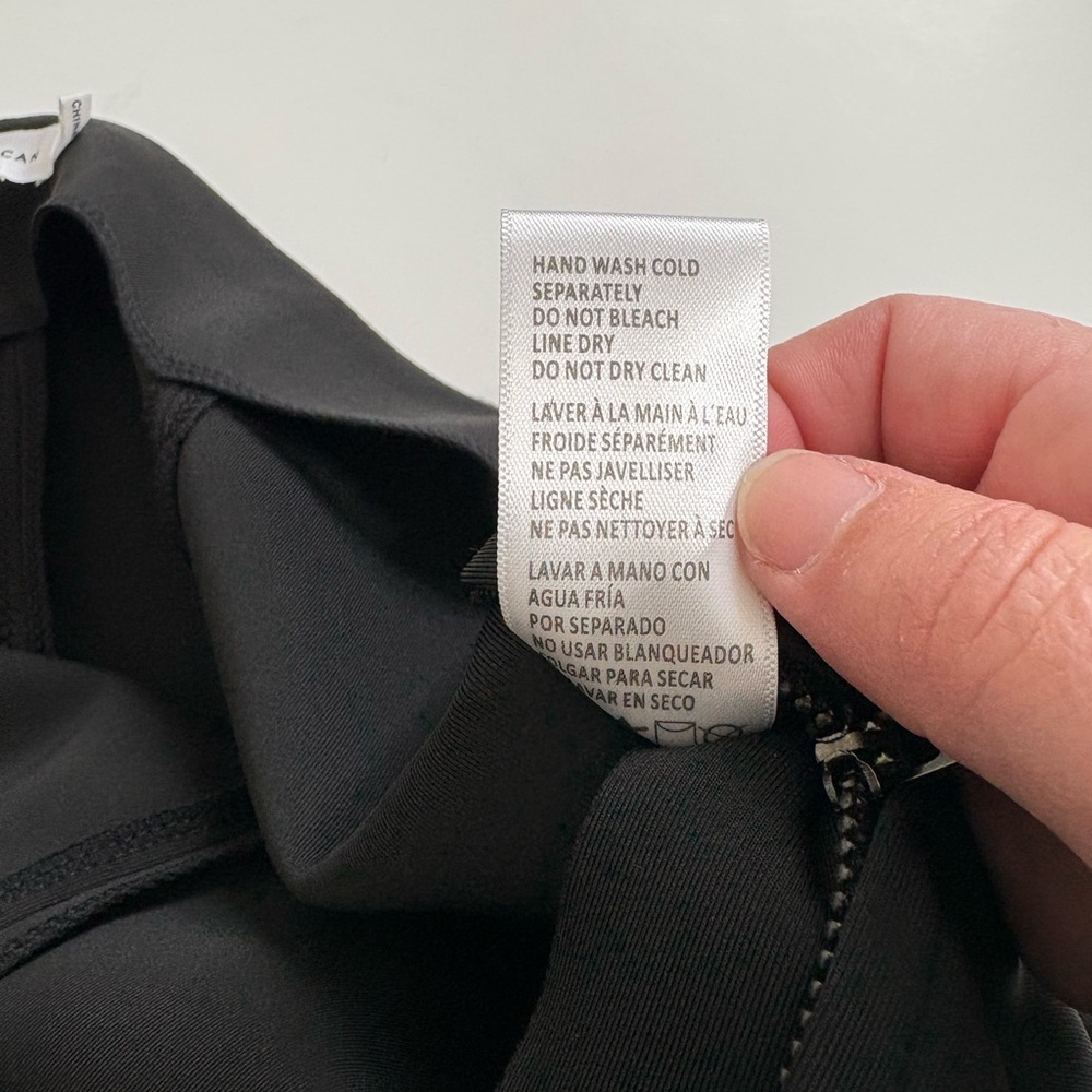 Good American Black Dress Pants Side Zip & Zip Ankles new with Tags Size XL - Picture 6 of 11